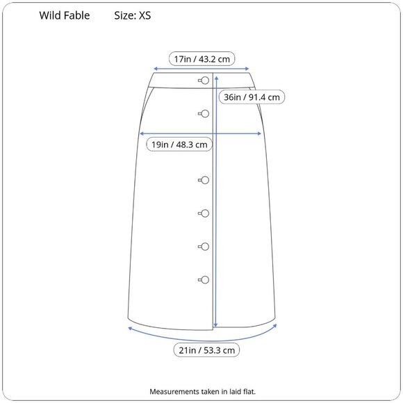 Wild Fable Junior Teens Black Cargo Midi Skirt Waist & Hem Drawstring Size XS - Picture 6 of 12